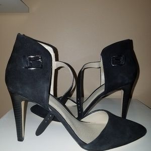 Nordstrom BP Black Suede Heels